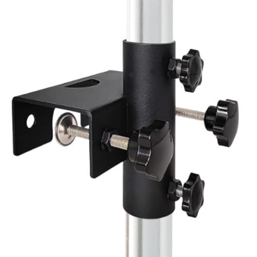 Soporte de patio de metal ajustable con asa para paraguas de jardin 2
