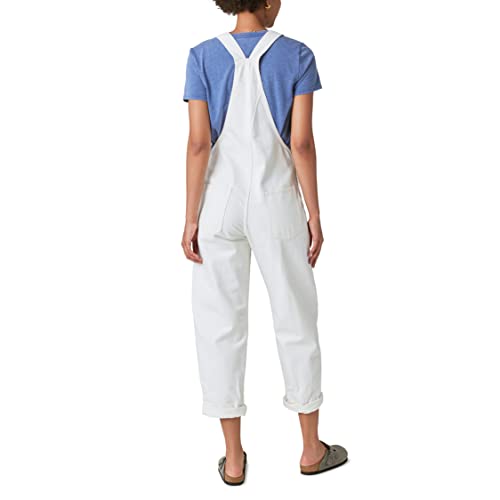 Lucky Brand Women's Denim Overalls, Spring White, Large #TOP2