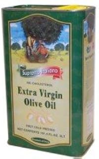 Supremo Italiano Extra Virgin Olive Oil 3 Liters (Pack of 4)