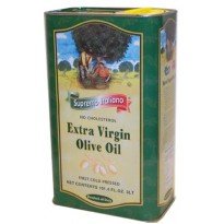 Supremo Italiano Extra Virgin Olive Oil 3 Liters (Pack of 4)
