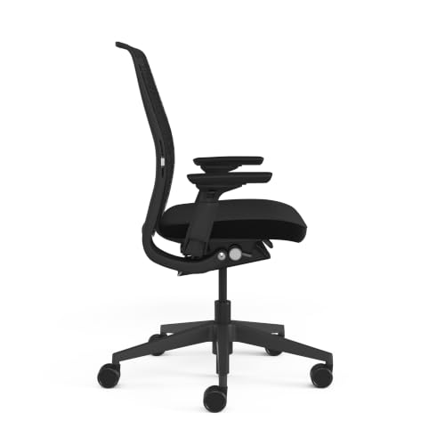 Image of Steelcase Think Ergonomic Office Chair | Adjustable Lumbar Support, 4D Arms, LiveBack System | Weight-Activated Recline | 12-Year Warranty