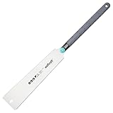 wolfcraft Japansäge lang I 6955000 I Beidseitig verzahnte Ryoba Handsäge mit extra großem Sägeblatt I Ideal für die Bearbeitung von Holz, Kunststoff und Fußleisten