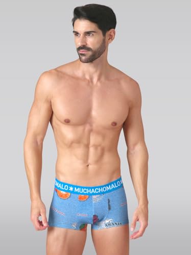 Trunks Muchachomalo para hombre pack de 3 calzoncillos estampados de algodón 3