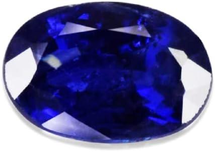 RASAV GEMS - Zafiro azul de 058 quilates de 0228 x 0157in parte superior ovalada facetada frente a la preciosa piedra preciosa suelta de calidad