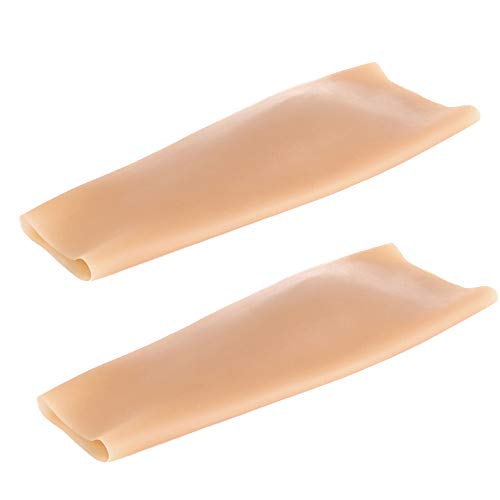 1 pair Realistic Silicone Leg Enhancement Calf Pads Arms Sets for Crooked or Thin Legs Covering Scars (a pair 0.39in thickness)