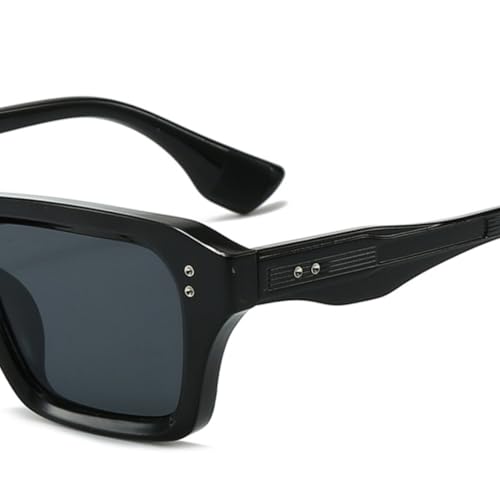 Lunettes de soleil carrées à rivets le choix tendance de la saison