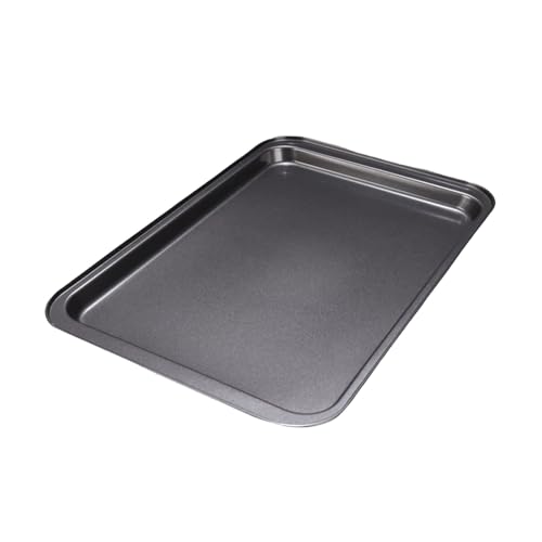 Backblech, 31,5 cm Karbonstahl Backblech Kuchenblech mit Antihaftbeschichtung, Rechteckig Backform Ofenblech für Backen Kochen Servieren, Kuchenblech,Gesund & Robust, Leicht zu Reinigen