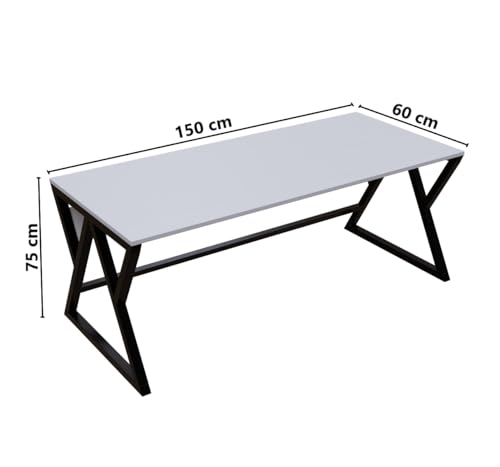 Riyan Luxiwoodยฎ Daffodil Computer Table in Engineered Wood with Flat Surface, Multi-Usage Laptop Desk & Home Office, Desk Sturdy Gaming Table... - Image 2