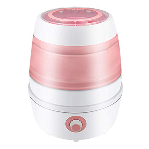 Faltbare Waschmaschine Mit Schleuder,2.6Kg Ultraschall Turbo Klapp Wasch Maschine, Schlafsäle Travel Camping,Unterwäsche Höschen,Baby Kleidung