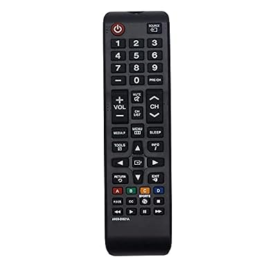 New AA59-00821A Remote Control Replacement for Samsung LED TV LH40HDPLGA/ZA UN40H5003AFXZA T24C550 UN39EH5003F PL43F4500AF sub AA59-00721A AA59-00720A AA59-00666A AA59-00854A