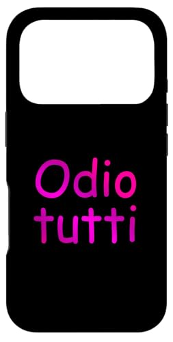 Odio Tutti, dal Primo all'ultimo. Divertente Comic sans vC_P Coque pour iPhone 17 Pro
