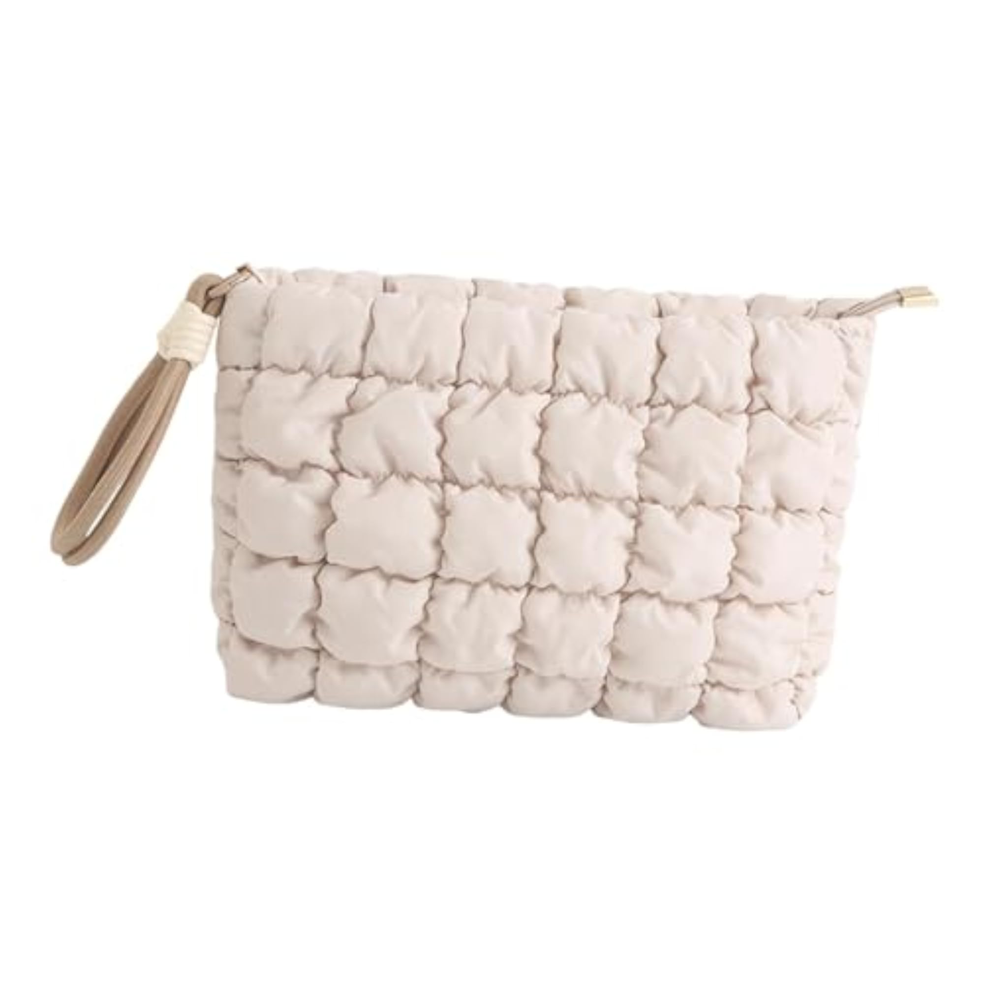 Travel Makeup Bag with Carry Handle for Lipstick Brush Foundation