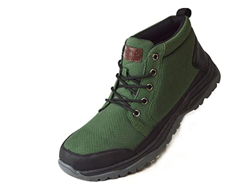 [リベルトエドウィン] 防水 ブーツ メンズ レインシューズ スニーカー カジュアルシューズ メンズブーツ ワークブーツ 靴 Khaki l50566 KH 25.5cm