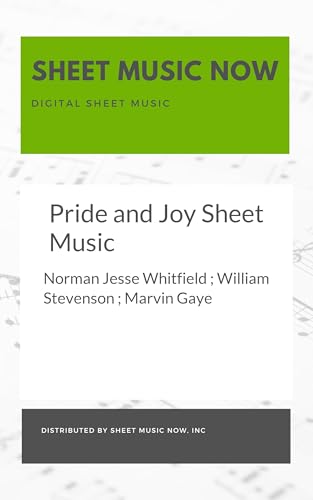 Pride and Joy Sheet Music (English Edition)