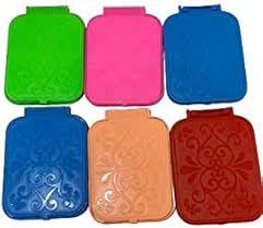 Compact Folding Mirror Set, 6 Pieces, Assorted Colours, Portable Design for Travel and Daily Use-image-29