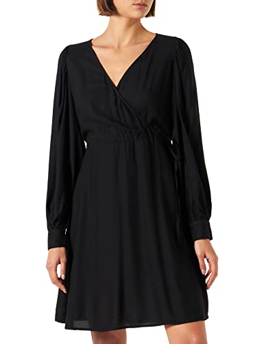 Vero Moda Vmkittie Mdot LS Abk Dress Wvn Vestido, Negro, XS para Mujer Cover