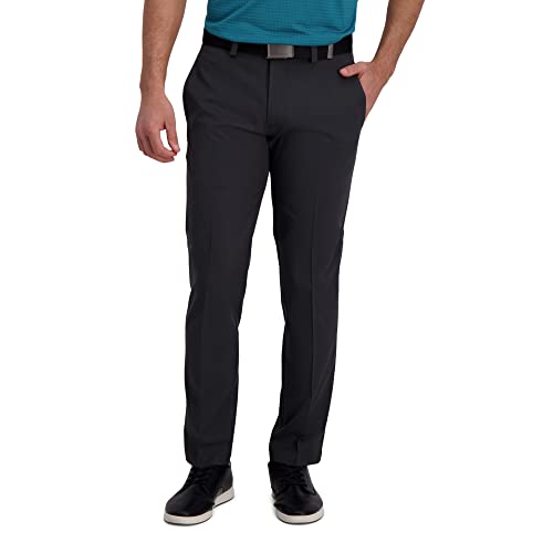 Image of Haggar Men's Cool Right Performance Flex Straight Fit Flat Front Pant