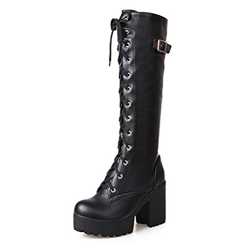 Botas largas de mujer con plataforma 【√ Ver Aquí】 Botasdemujer.com.es