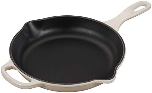 Le Creuset Enameled Cast Iron Signature Iron Handle Skillet, 9", Meringue image 3