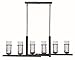 Maxim Lighting 32457CLAR Fusion - LED Chandelier, Anthracite Finish with Clear Glass