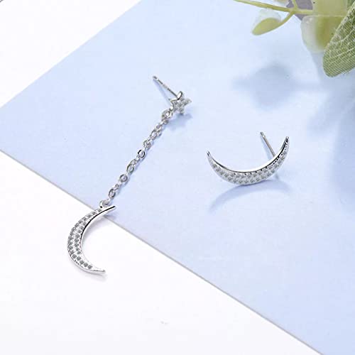 Ensemble bijoux argent lune étoile pour sublimer votre robe de mariée