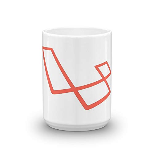 Laravel - The PHP Framework Logo. 15 Oz Ceramic Glossy Mugs Gift For Coffee Lover Unique Coffee Mug, Coffee Cup. 15 Oz Ceramic Glossy Mugs Gift For Coffee Lover