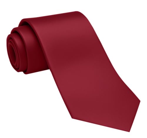 Image of Dibi Solid Color Ties for Men, Formal Mens Ties, Neck Tie, Classic Tie for Boys Women Teens, Wedding Business Costume Necktie