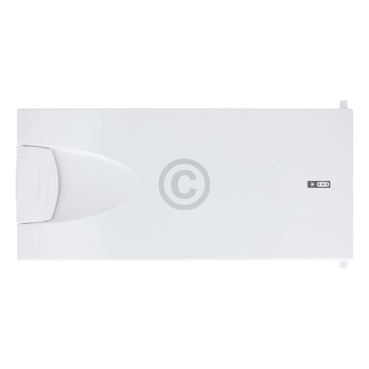 Gefrierfachtüre kompatibel mit Beko 4311000200, Amica 1022111, C00881952 mit Griff und Dichtung