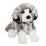 Douglas Skylar Dlux Australian Shepherd Plush Stuffed Animal - 12-Inch Sitting Dog