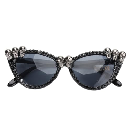 LIGIGWASH Gafas de Halloween Plata para Fiesta Diseño Ergonómico y Cómodo Adorno para Disfraces y Decoración de Accesorio para