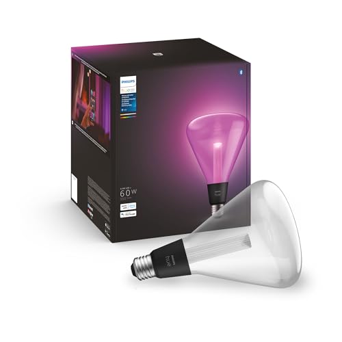 Image of Philips Hue Lightguide TR125 Triangle Smart LED Bulb - Handblown Glass - Color Changing Light - Compatible with Amazon Alexa, Apple HomeKit and Google Assistant - Bluetooth and Hue Bridge Compatible