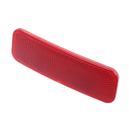 Image of X AUTOHAUX 1 Pcs Driver Side Rear Left Side Bumper Reflector for Ford Transit Connect 2014-2022 BK2Z-13A565-A ABS Red