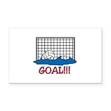 CafePress Water Polo Goal Rectangle Car Bumper Magnet