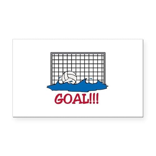 CafePress Water Polo Goal Rectangle Car Bumper Magnet