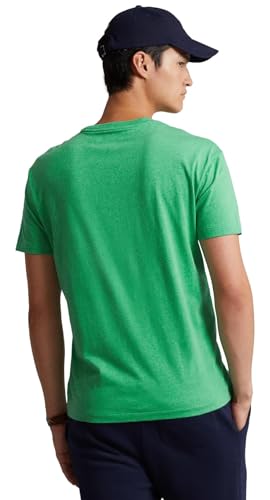 Image of Polo Ralph Lauren Mens Crew Neck T-Shirt (L, PalmGreenHtr)