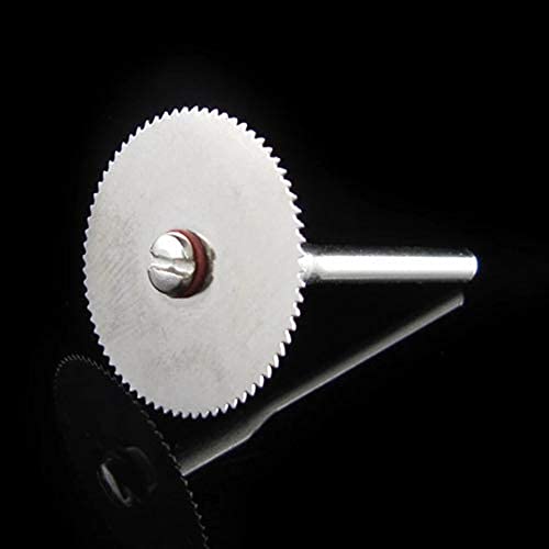 RABBIT BRAND Cutting Discs Rotary Tools Cutting Wheel for Dremel Tools Accessories -5 Pieces HSS Circular Saw Blades Cutting Disc and Mandrel, 25 mm HSS Circular Saw Blades Cutting Disc and Mandrel (B07WQYTWR1) Amazon Price History, Amazon Price Tracker