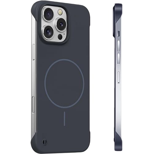 RUNGOS for iPhone 13 Pro Case MagSafe (Bare Metal Feel) [Built-in Strong Magnet] [Rapid Heat Dissipation] Slim Borderless Case for iPhone 13 Pro Phone Case Thin Sturdy MagSafe Cover 6.1