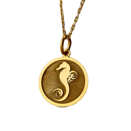 Collar de caballito de mar en plata 925 ideal para lucir en cenas y eventos de verano