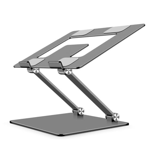 Support d'ordinateur portable aluminium pliable support de tablette gris