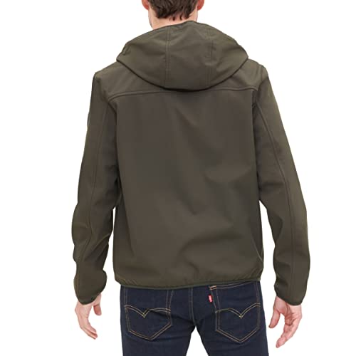 Image of Tommy Hilfiger Men's Lightweight Water Resistant Breathable Hooded Performance Softshell Jacket