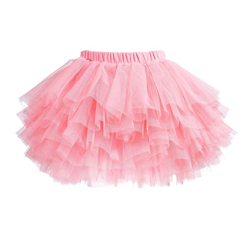 Image of Tutu Skirt for Baby Girl Toddler 6 Layered Tulle Skirts 1-8T
