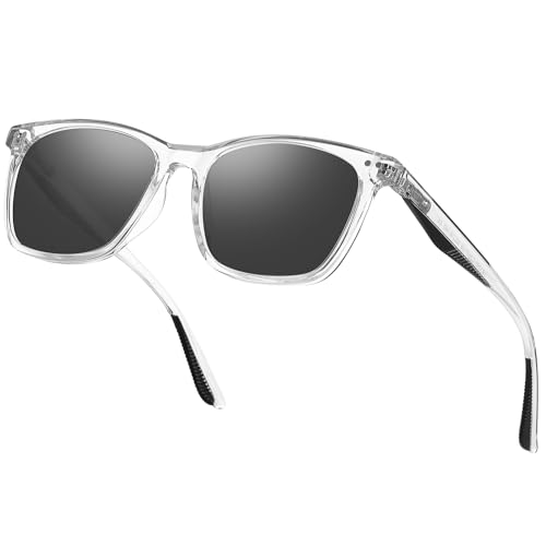 Perkanion Sonnenbrille Herren Polarisiert - Designer Sonnenbrillen Eckig mit UV400 Schutz für Herren Damen Autofahren Sunglasses Perkanion Sonnenbrille Herren Polarisiert - Designer Sonnenbrillen Eckig mit UV400 Schutz für Herren Damen Autofahren Sunglasses