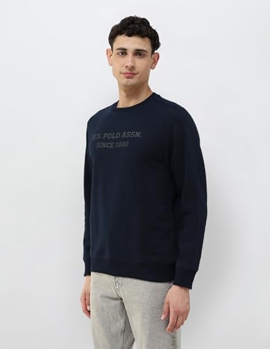 Image of U.s.Polo Association Men's Brand Embossed Regular fit Sweatshirt