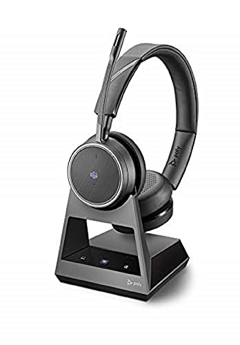 Casque réduction du bruit Voyager 4220 Poly sans fil pour PC Mac et fixe