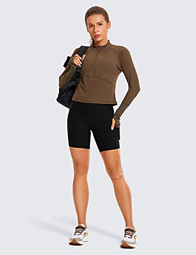 CRZ YOGA Shorts de corrida femininos com sensação de leveza 6 