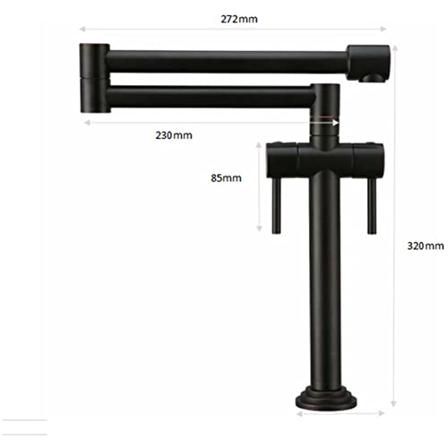 Robinet de remplissage de marmite à bras pivotant double articulation - 6