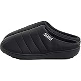 SUBU2018 スブ ソール サンダル 冬のサンダル カーキ レッド ダックカモ ブルー ブラック グレー (1（約23.5-25.5cm）, BLACK)