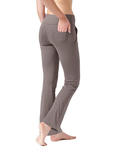G4Free Weite Yogahose Damen Mit Taschen - Hohe Taille Stretch Business Casual