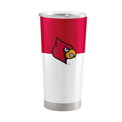 Image of Logo Brands 20 oz Powder Coat Tumbler- Insulated Tumbler with Lid for Water, Iced Tea or Coffee, Smoothie and More