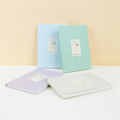 Carnet de notes ligné 8mm A5 couverture rigide pastel 100 feuilles - 7